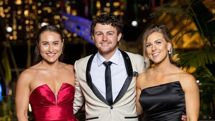 Farmer Dustin and runner-up Anna Wilson