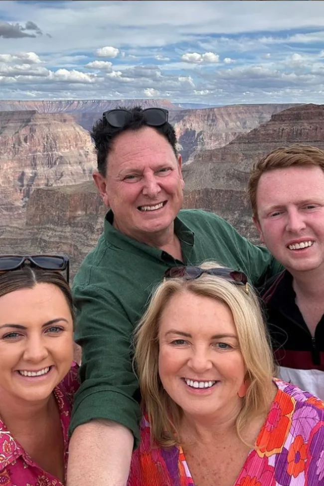 Travel Guides' Fren Family taking a selfie in Nevada.