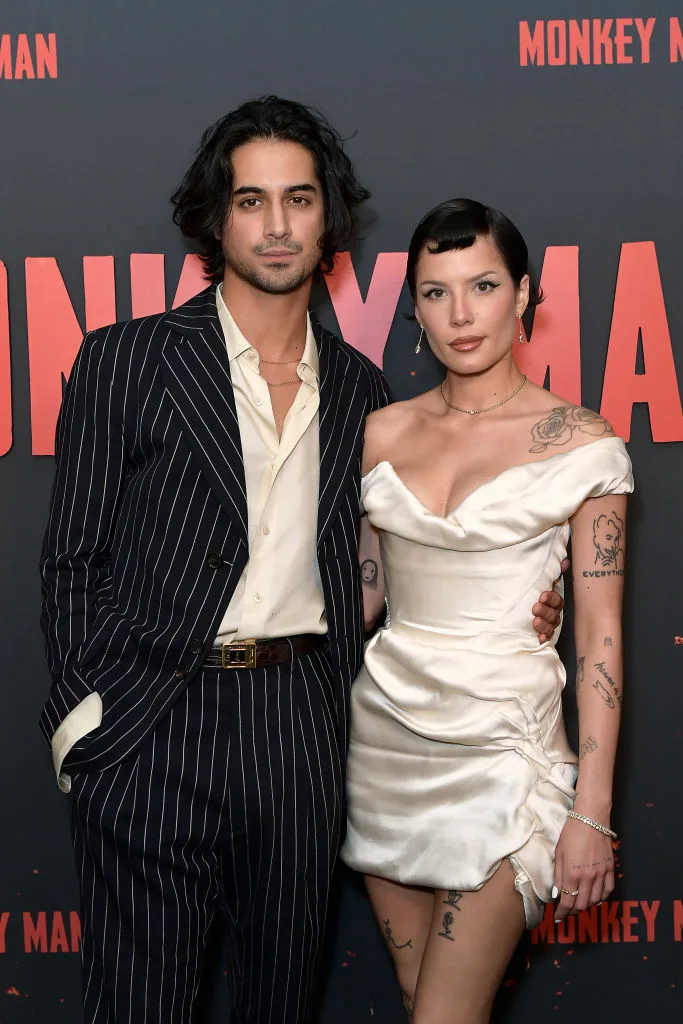 Halsey and partner Avan Jogia