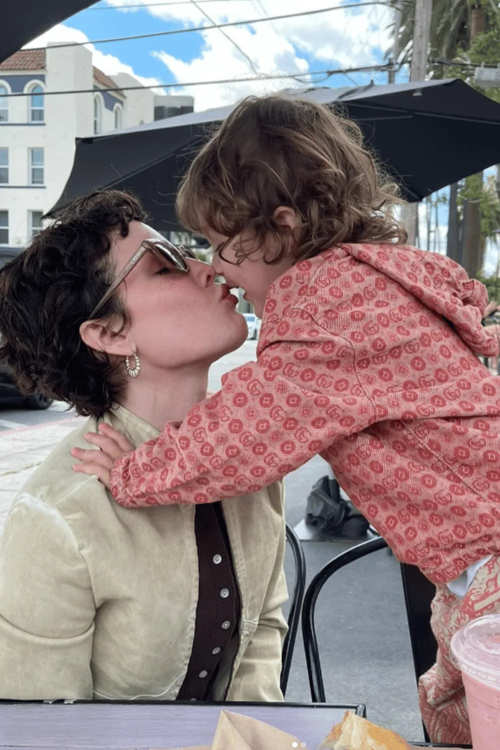 Halsey and their son Ender Ridley Aydin.