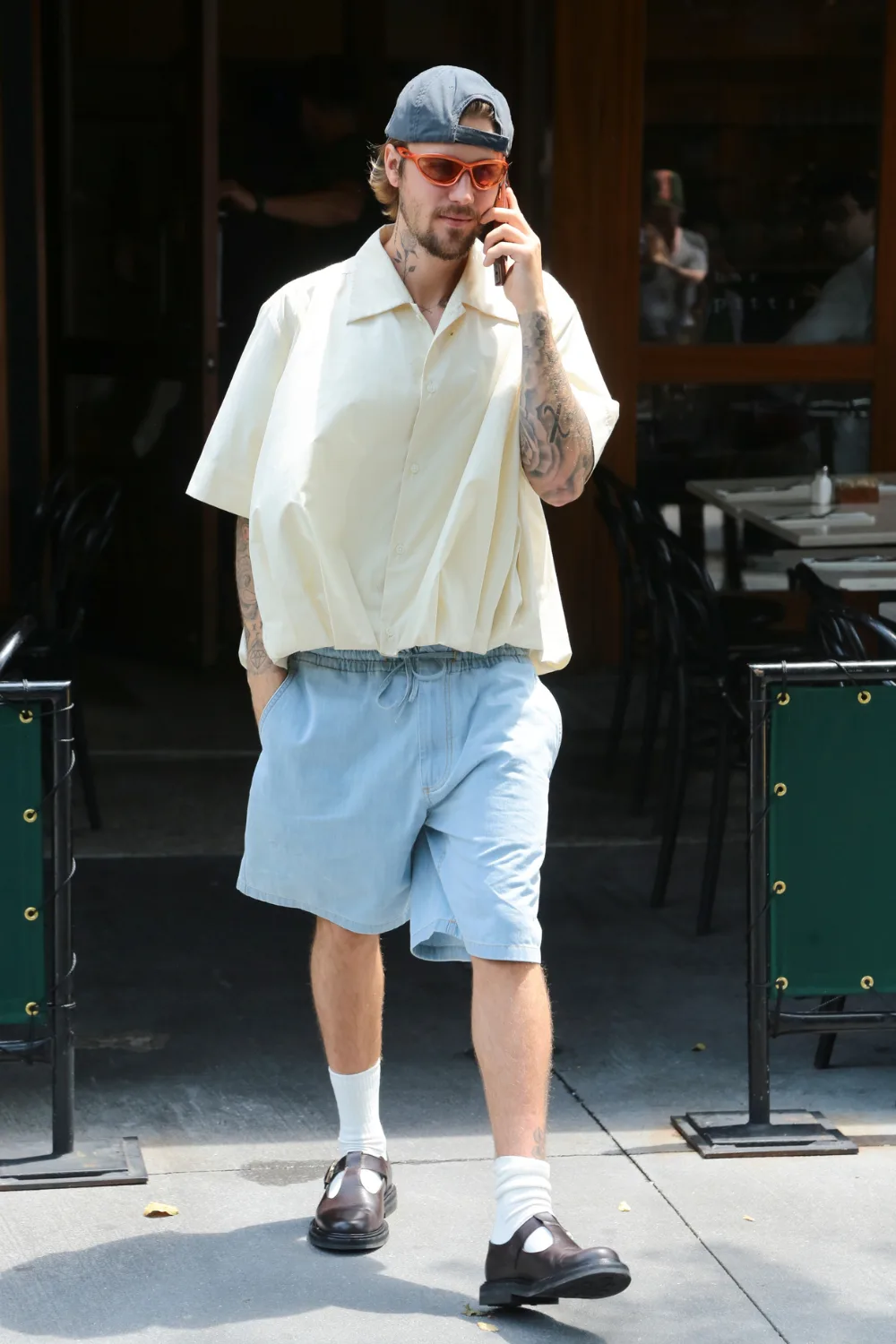 Justin Bieber wearing Mary Janes in NYC