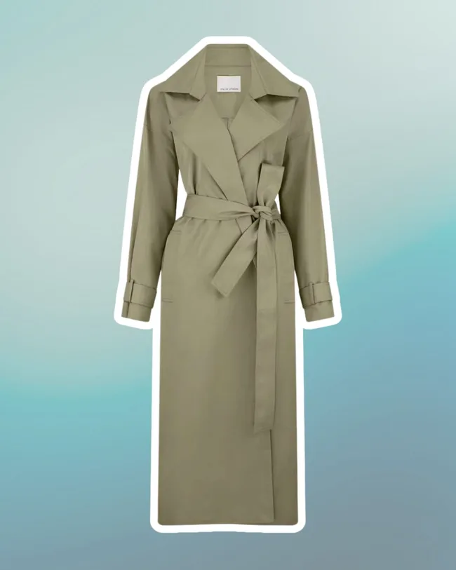 womens trench coat beige long
