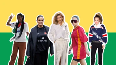 how to style sport merch - celebrities in sports jerseys