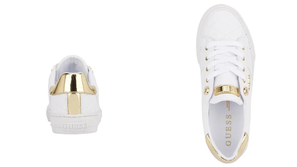Guess sneaker white and gold