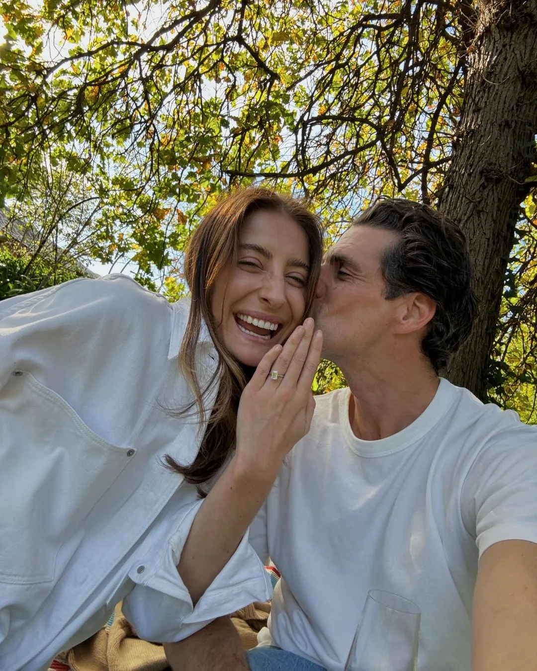 Rebecca Harding and Andy Lee engagement announcement.