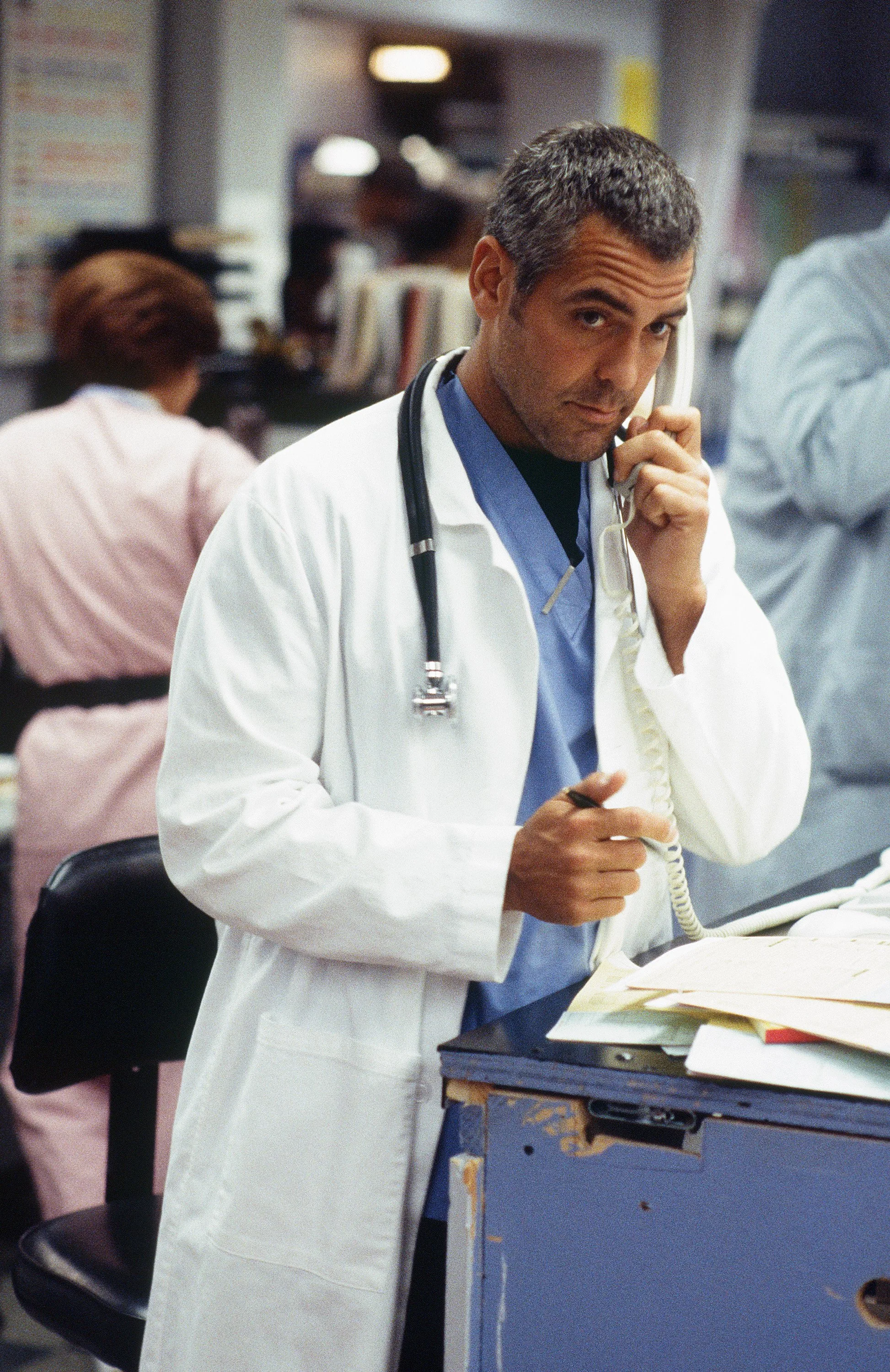 ER -- "Stuck on You" Episode 6 -- Air Date 11/05/1998 -- Pictured: George Clooney as Doctor Doug Ross