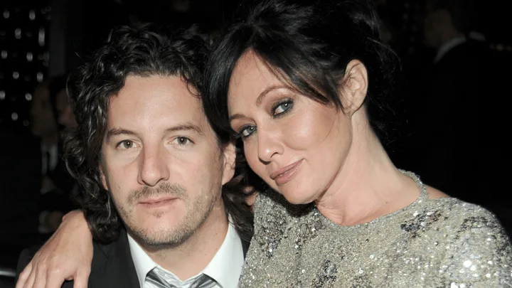 Shannen Doherty and Kurt Iswarienko