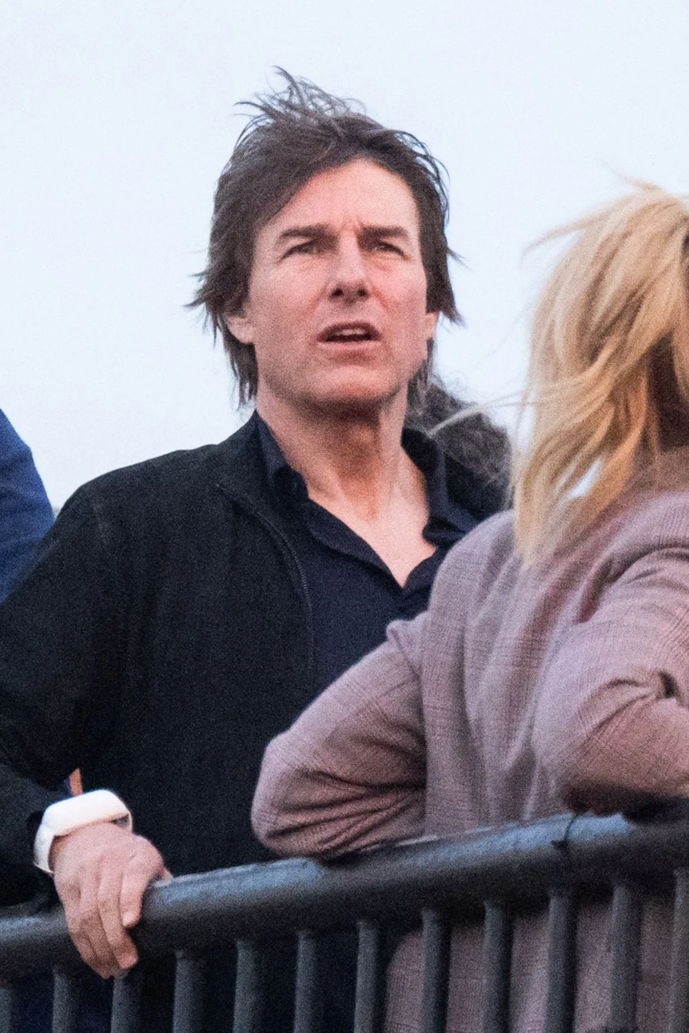 Tom Cruise at Glastonbury watching Coldplay's set