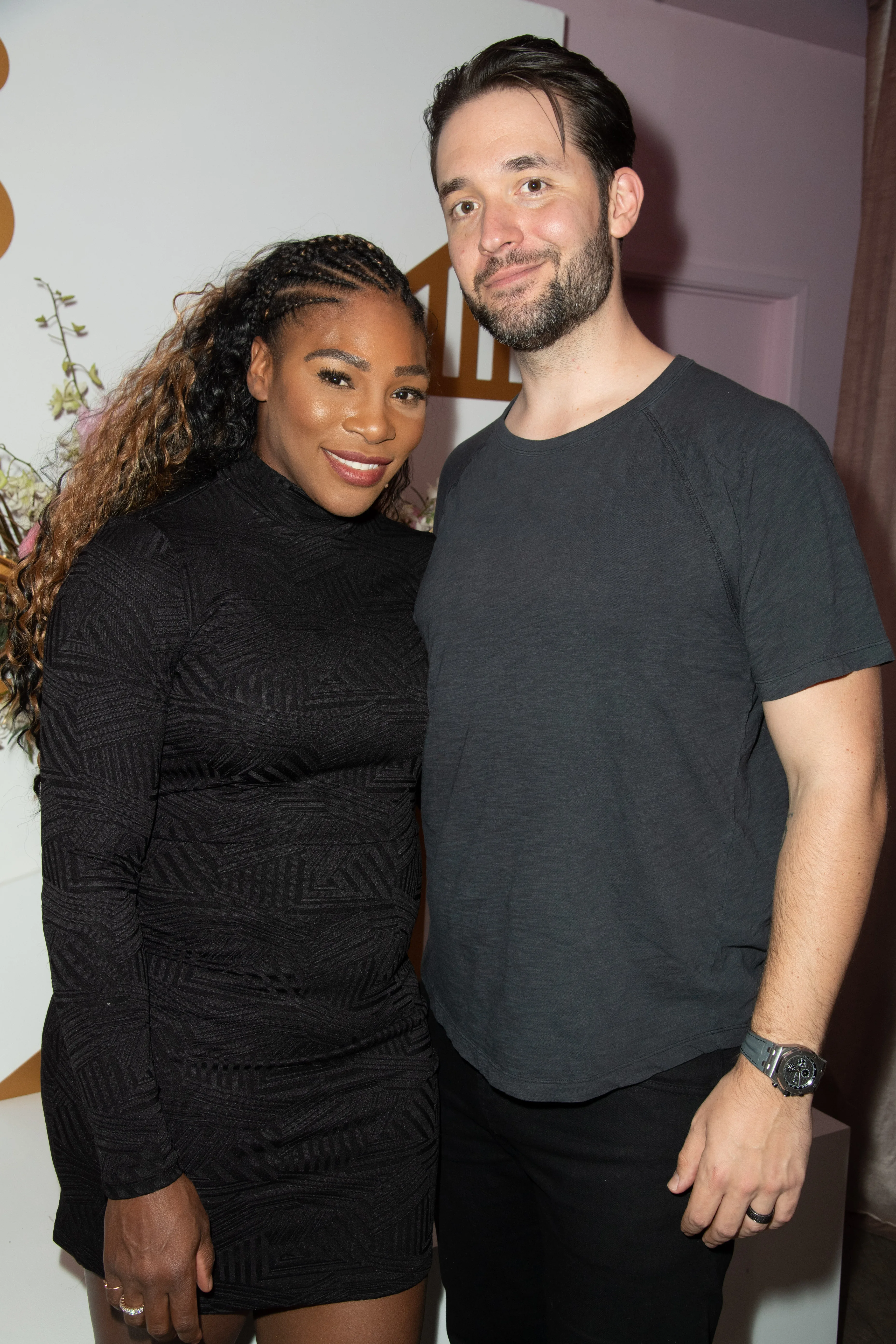 Serena Williams and Alexis Ohanian