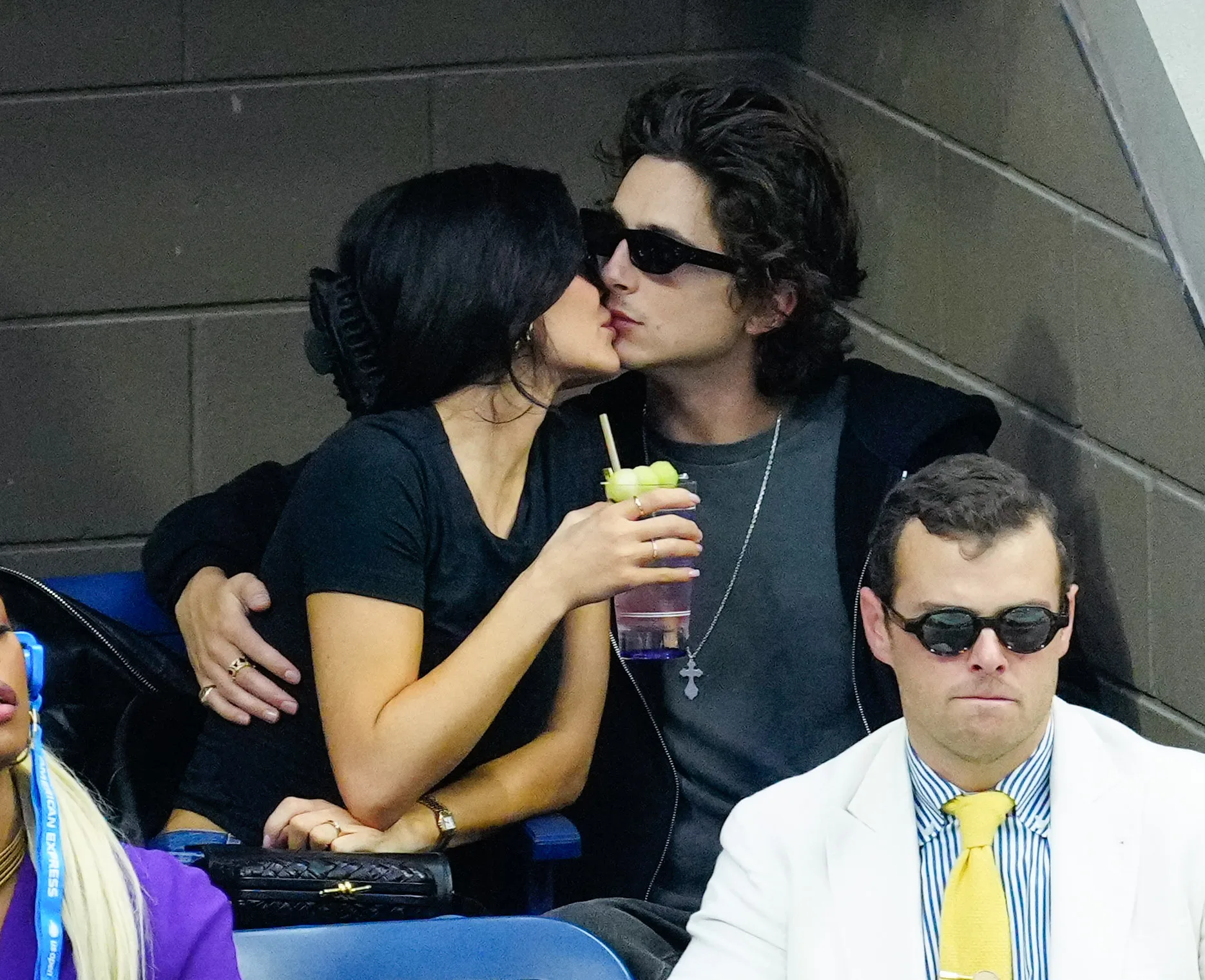 Kylie Jenner and Timothée Chalamet at US Open