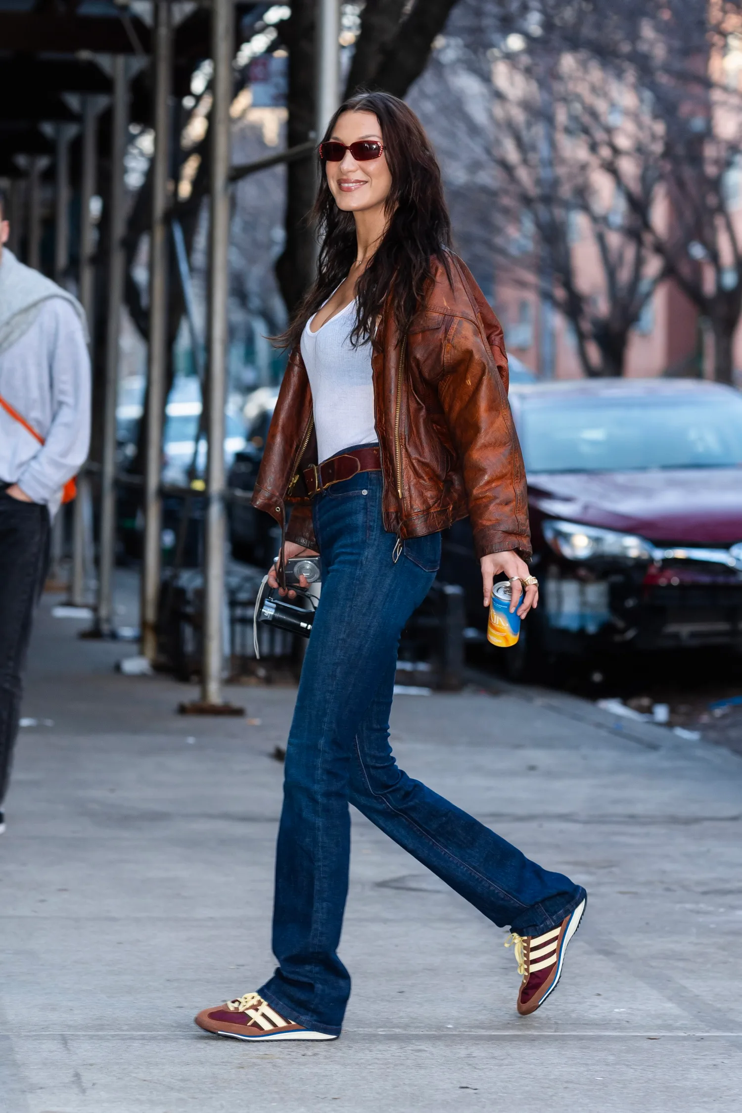 Bella Hadid trending sneakers