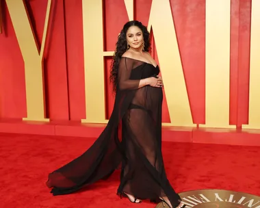 Vanessa Hudgens pregnant at the 2024 Oscars