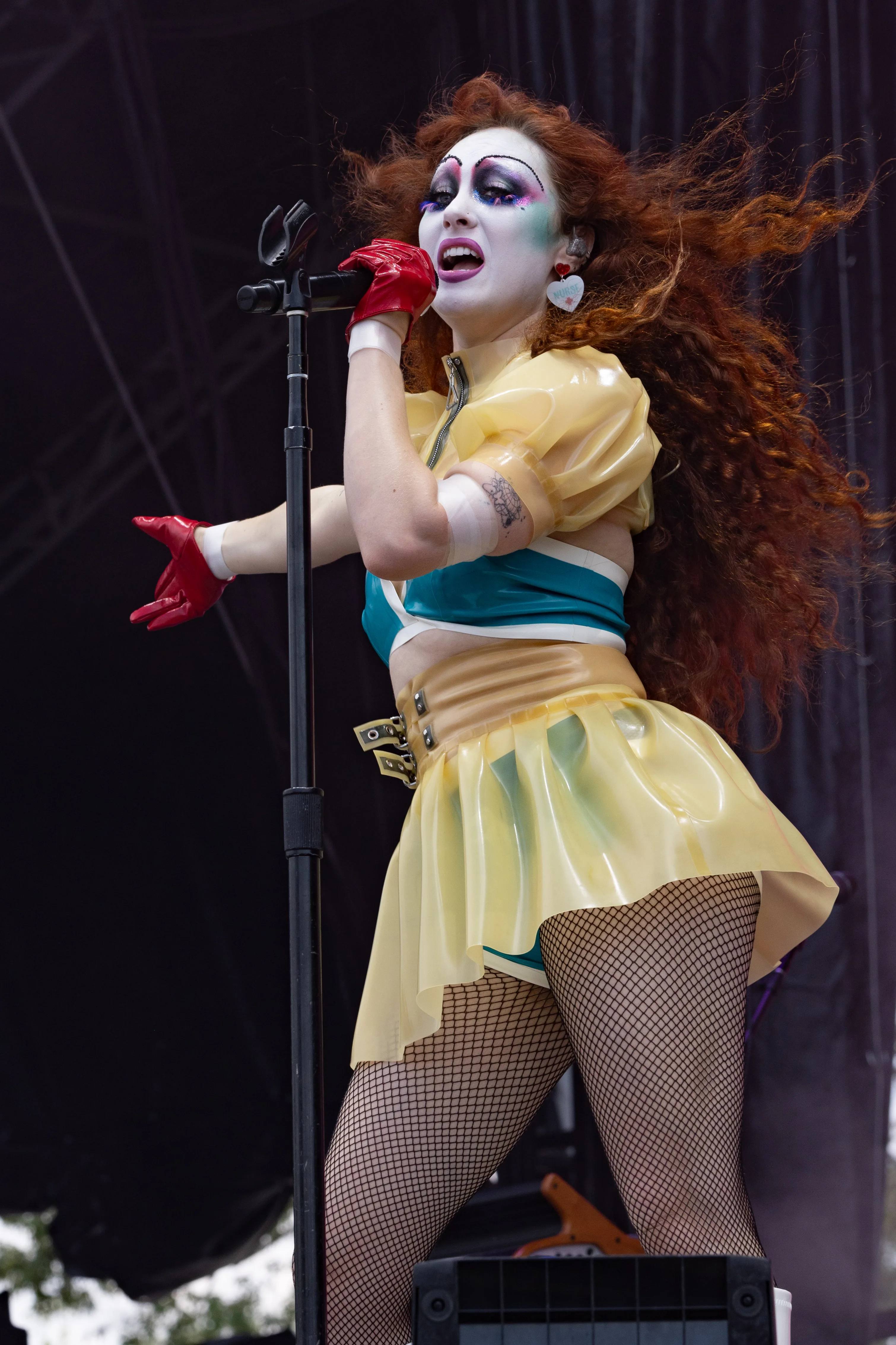 Chappell Roan performs during the 2024 Bonnaroo Music and Arts Festival on June 16, 2024 in Manchester, Tennessee.