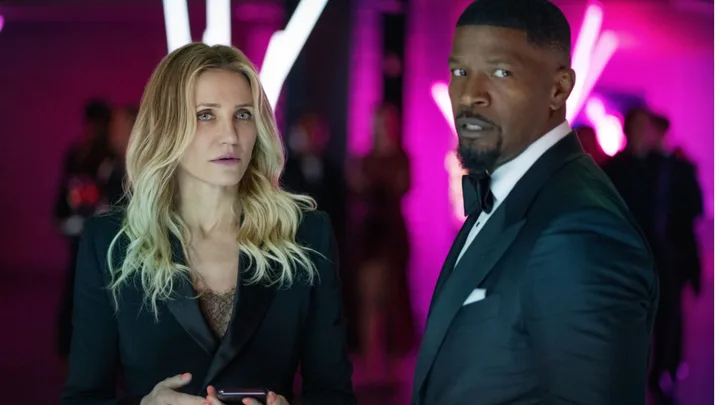 Jamie Foxx and Cameron Diaz in Back in Action.