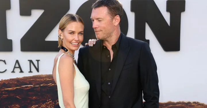 Lara and Sam Worthington