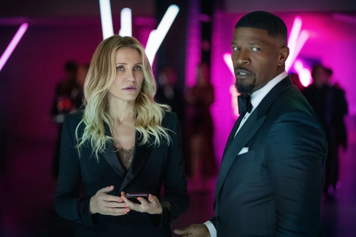 Jamie Foxx and Cameron Diaz in Back in Action.