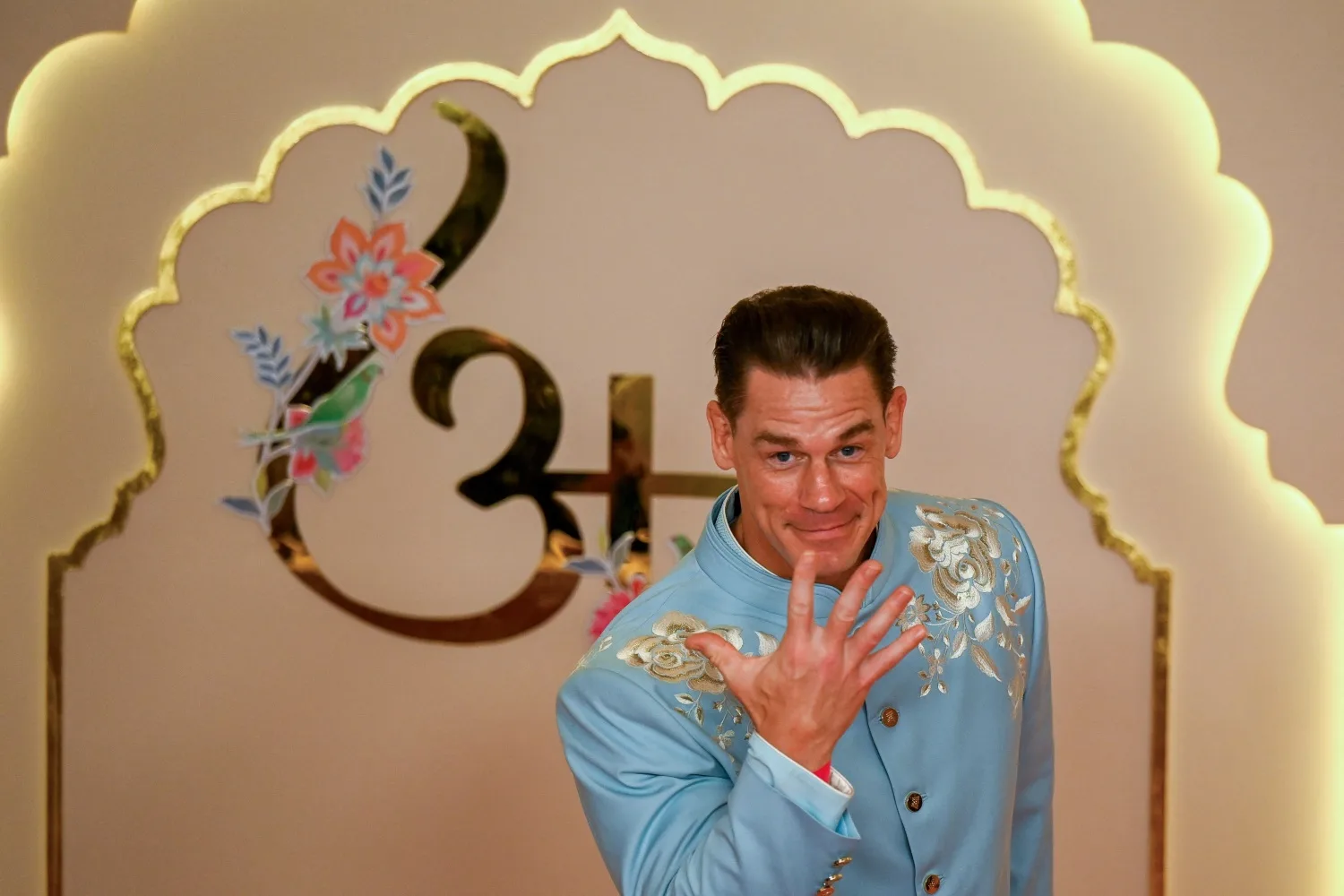 John Cena at Anant Ambani and Radhika Merchant's wedding