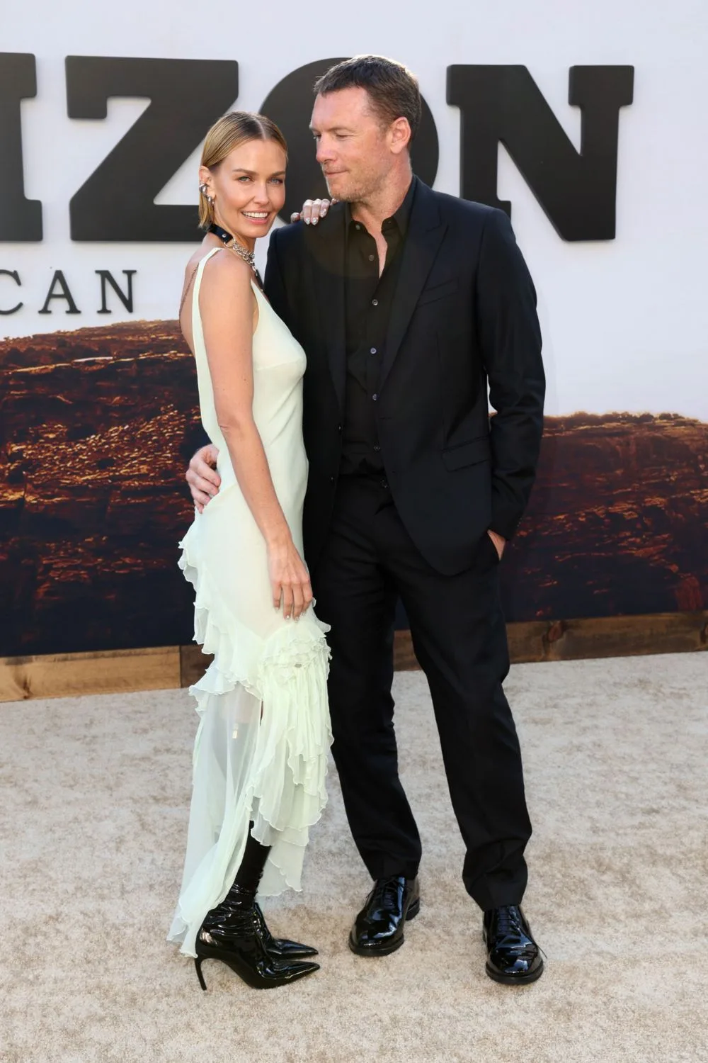 Lara and Sam Worthington