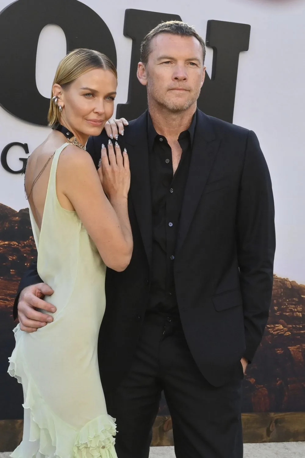 Lara and Sam Worthington