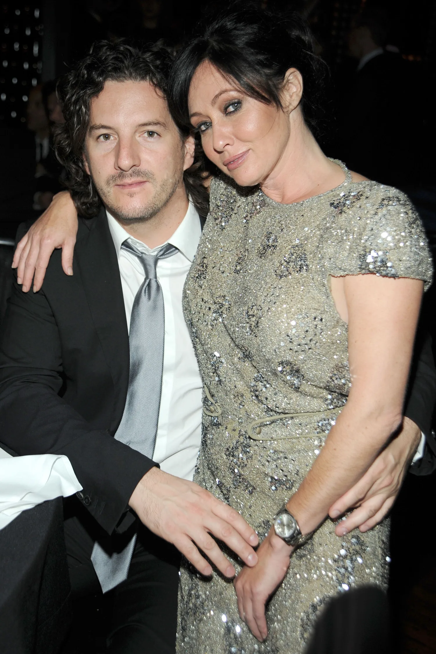 Shannen Doherty and Kurt Iswarienko