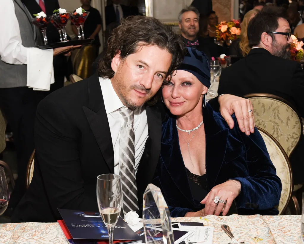 Shannen Doherty and Kurt Iswarienko