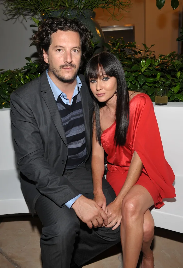 Shannen Doherty and Kurt Iswarienko