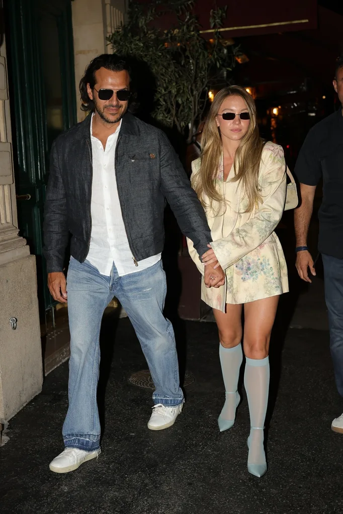 Sydney Sweeney and Jonathan Davino in Paris