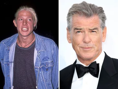 Pierce Brosnan and son Christioher