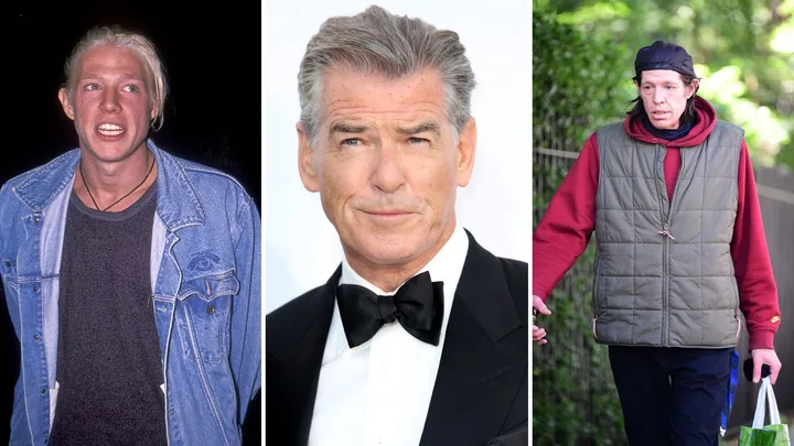 Pierce Brosnan and son Christioher