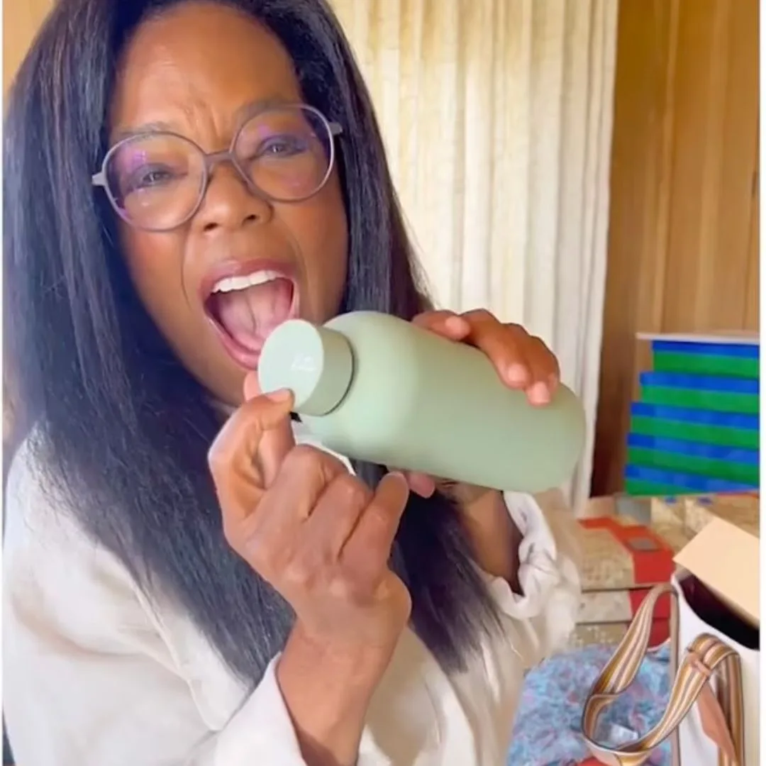 Oprah with the waterbottle