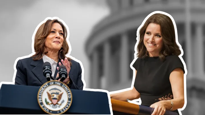Veep show and kamala harris