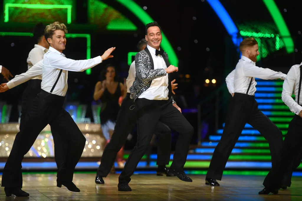 Craig Revel Horwood dancing on Strictly Come Dancing.