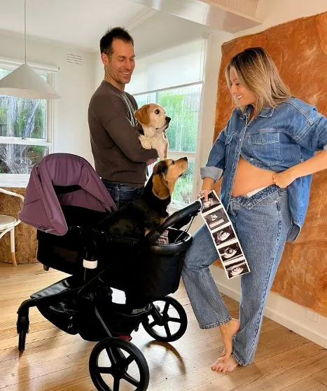 Dan and Dani The Block pregnancy announcment