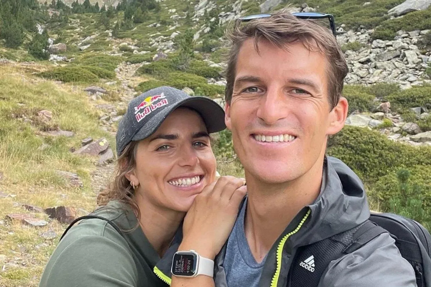 Jessica Fox and her boyfriend, Mathieu Biazizzo.