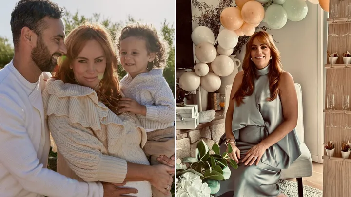 Jules Robinson pregnant with her second child