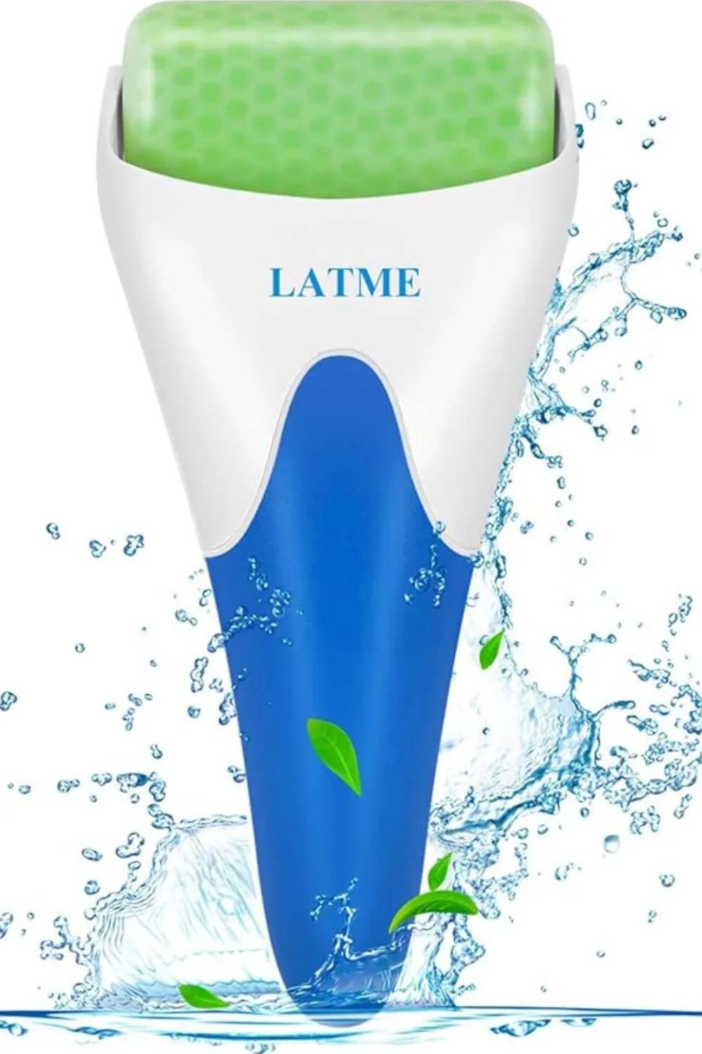 LATME white and blue ice roller.