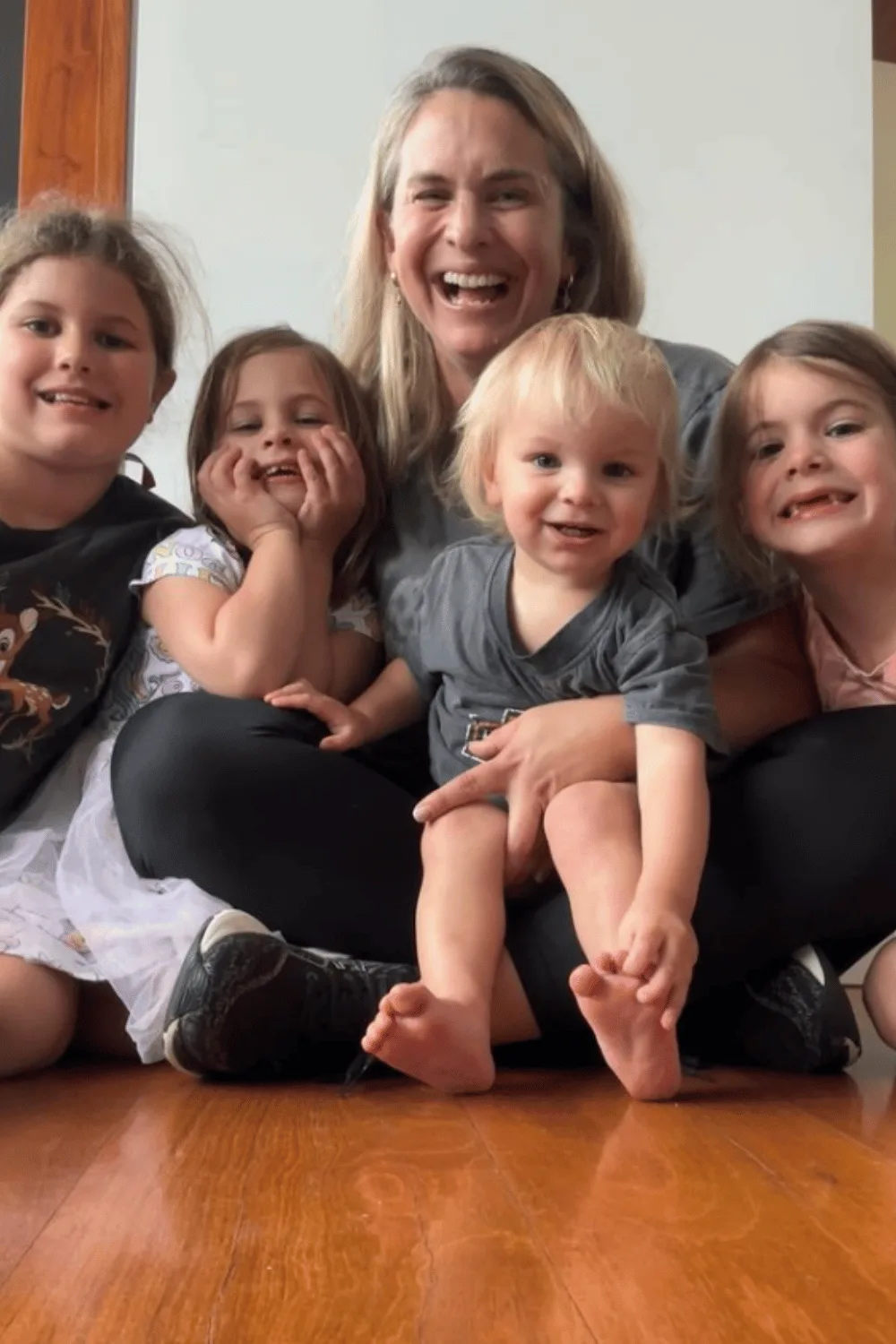 Libby Trickett and her four children