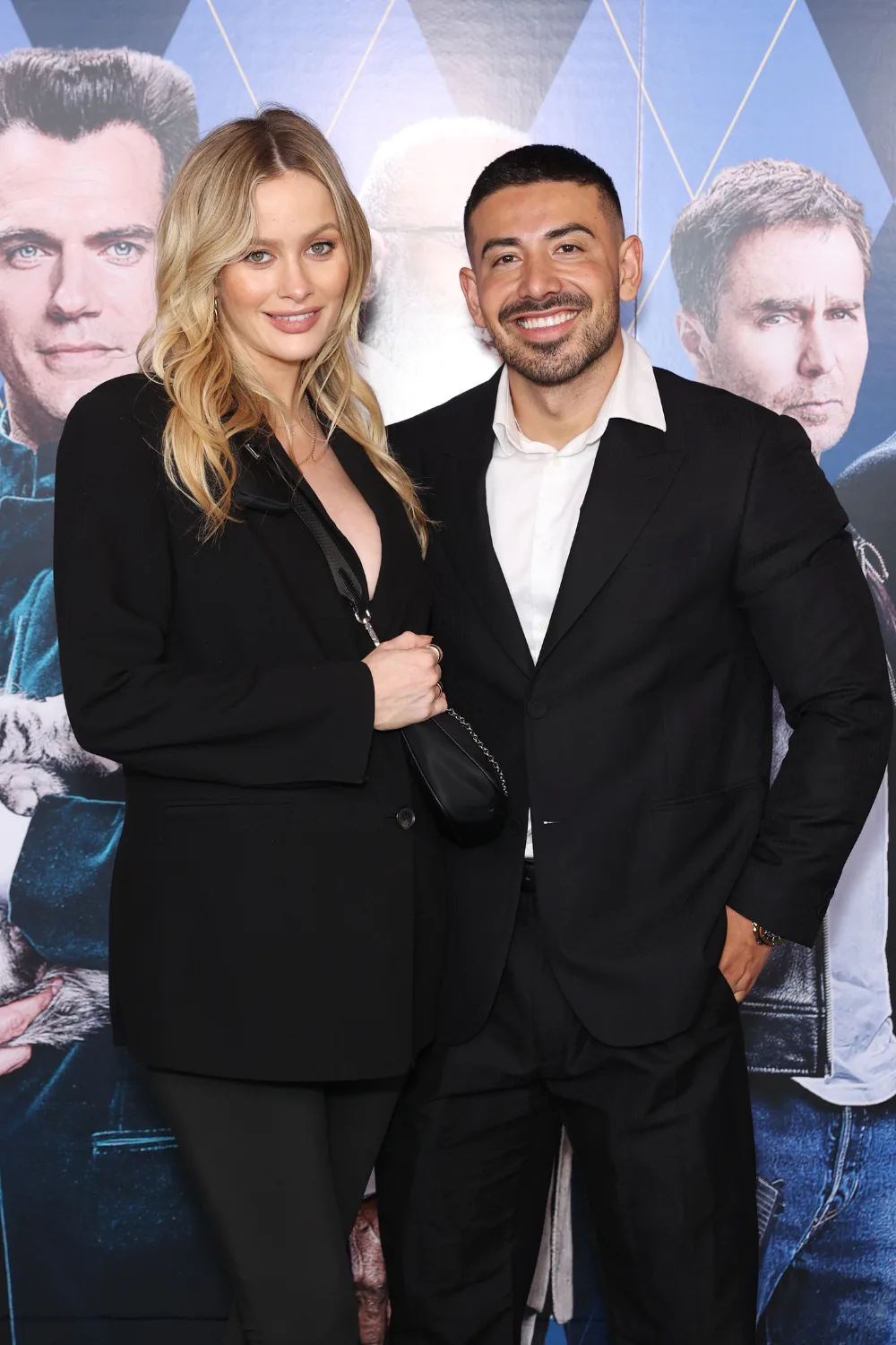 Simone Holtznagel and Jono Castano wearing all-black.
