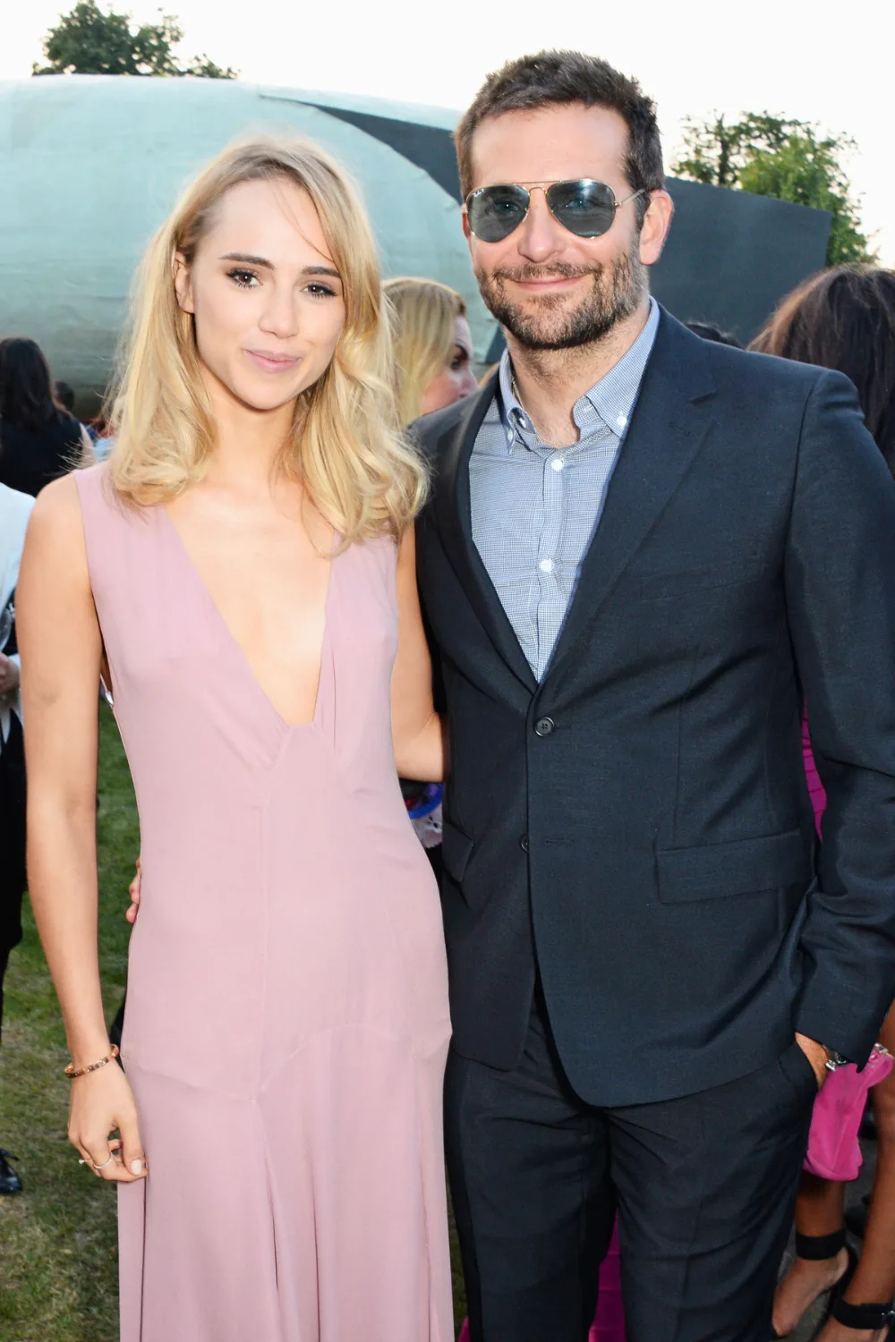 Suki Waterhouse and Bradley Cooper at the 2014 Serpentine Gallery Summer Party.