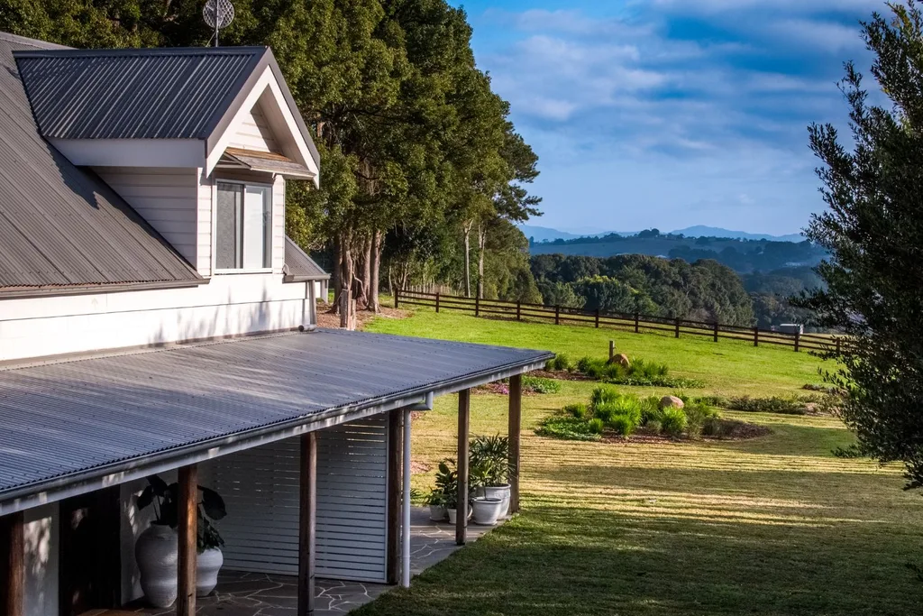 three meadows byron bay outdoor views of the meadows cottage