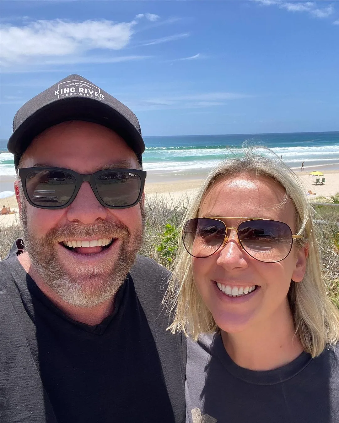 Peter Helliar and wife Bridget