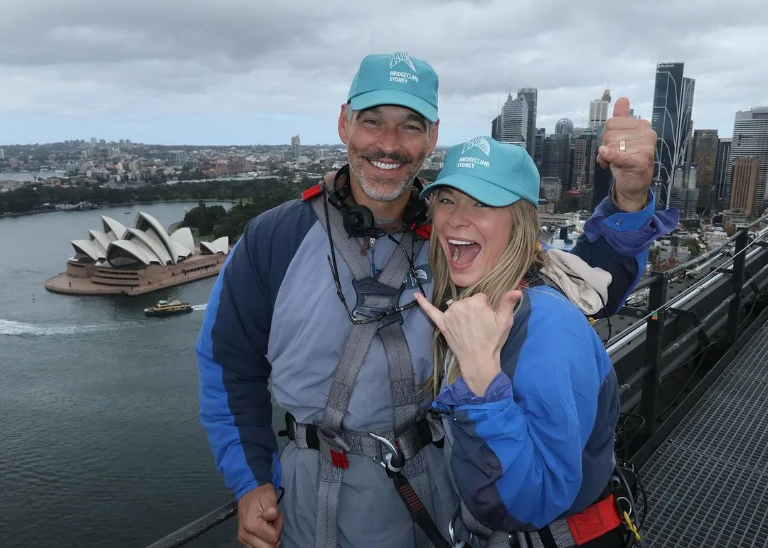 LeAnn Rimes and Eddie Cibrian climbed the Sydney Harbour Bridge in April 2024.