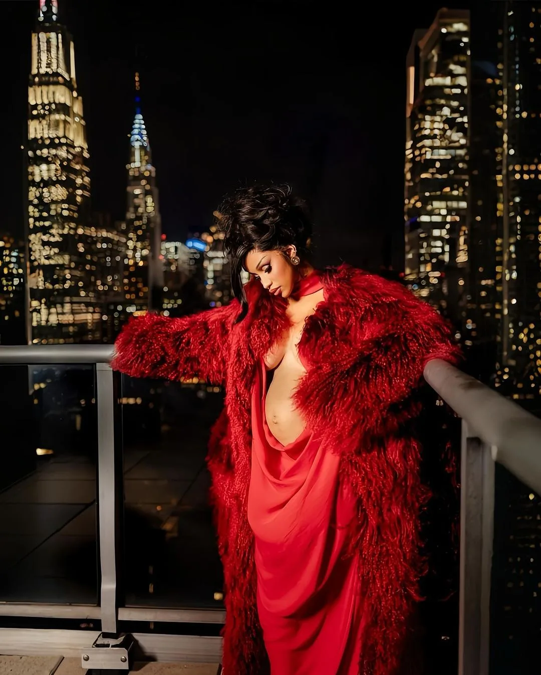 Cardi B is pregnant.