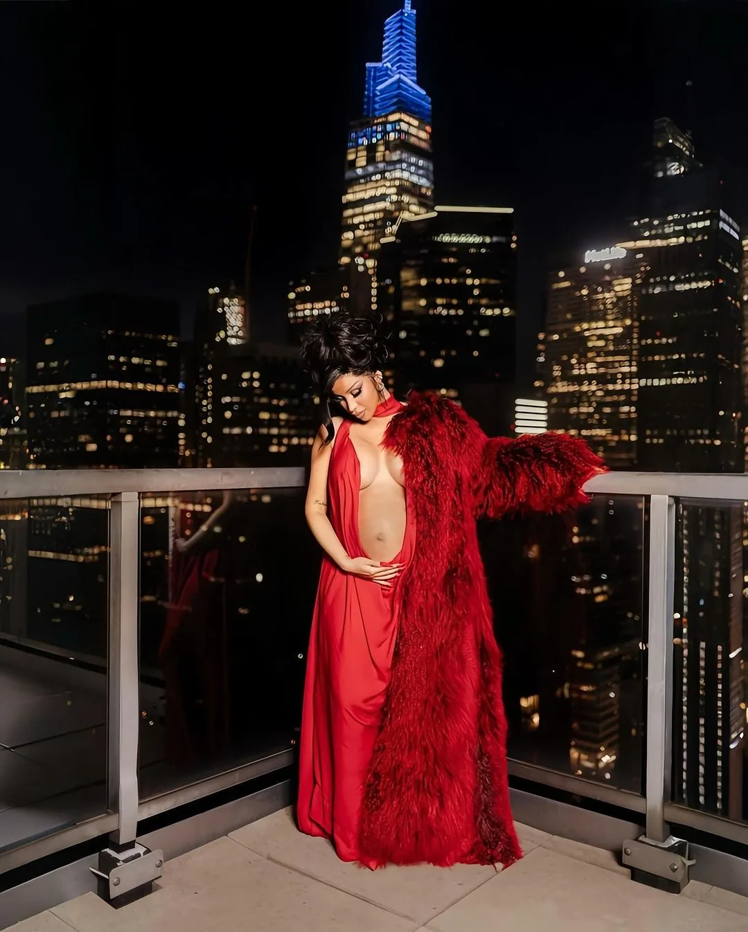 Cardi B is pregnant with her third child.