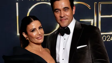 Ada Nicodemou and James Stewart are loved up at the Logies!