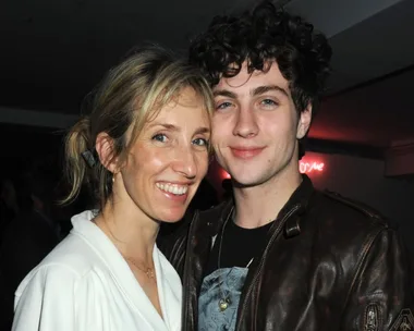 Aaron Taylor-Johnson with wife Sam