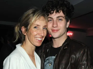 Aaron Taylor-Johnson with wife Sam