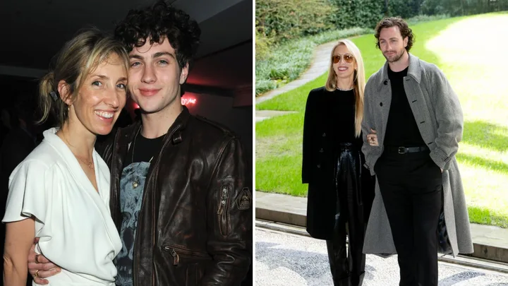 Aaron Taylor-Johnson with wife Sam