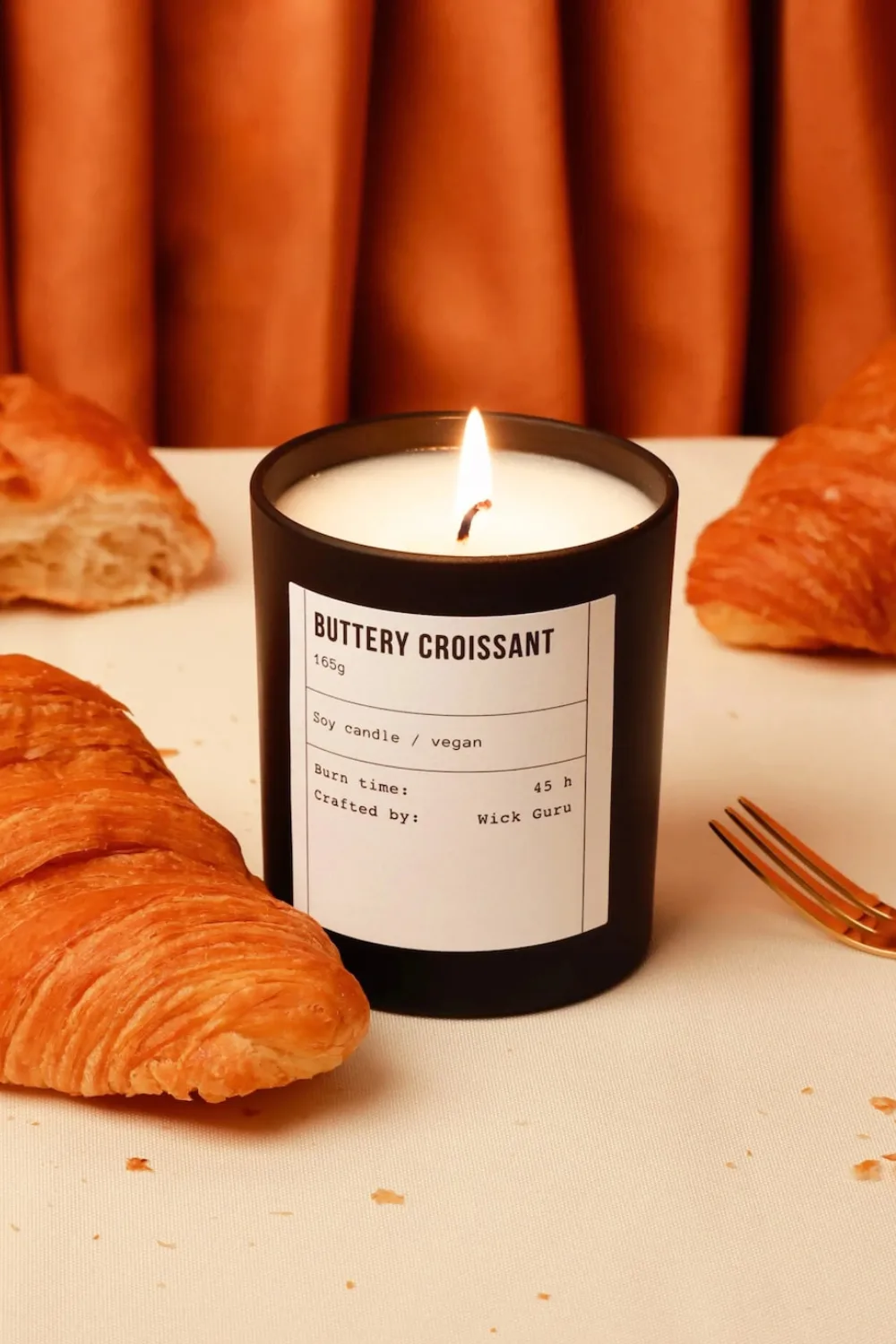 croissant candle