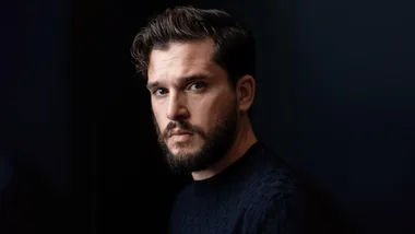 Kit Harington landscape picture in black